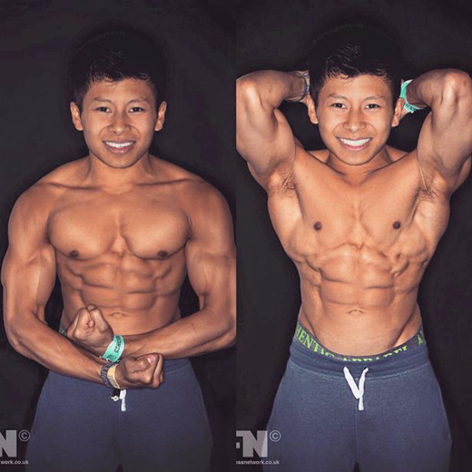 Youngest bodybuilder shop